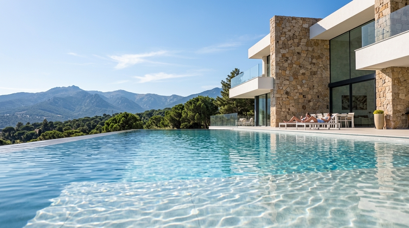 Piscina infinita